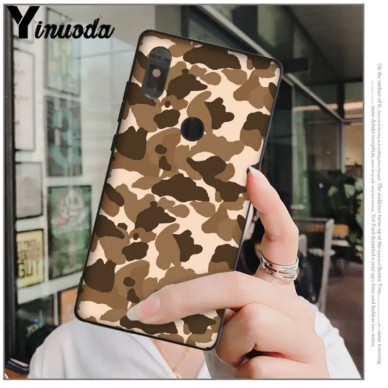 Камуфляжный узор Yinuoda камуфляжный армейский мягкий чехол для телефона с
