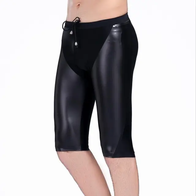 Buy LinvMe Men Skinny Black Swimwear Sexy Body Shaping