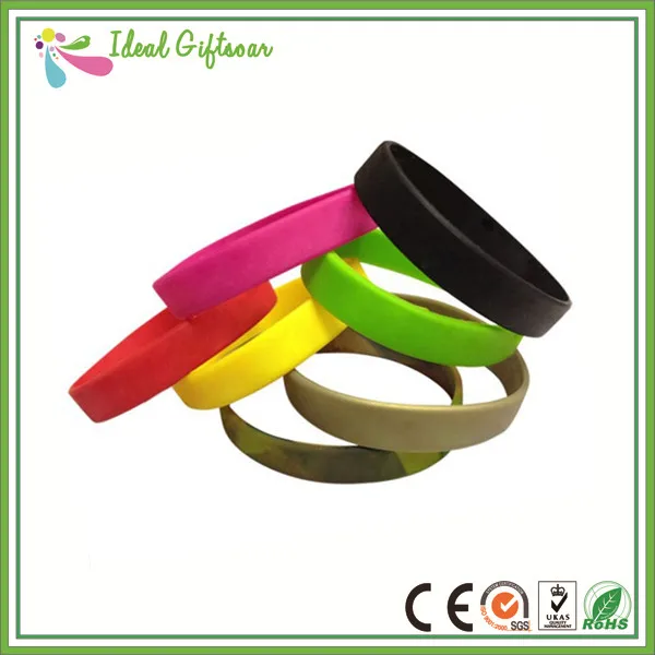 

Custom promotion cheap rubber blank basketball wristband