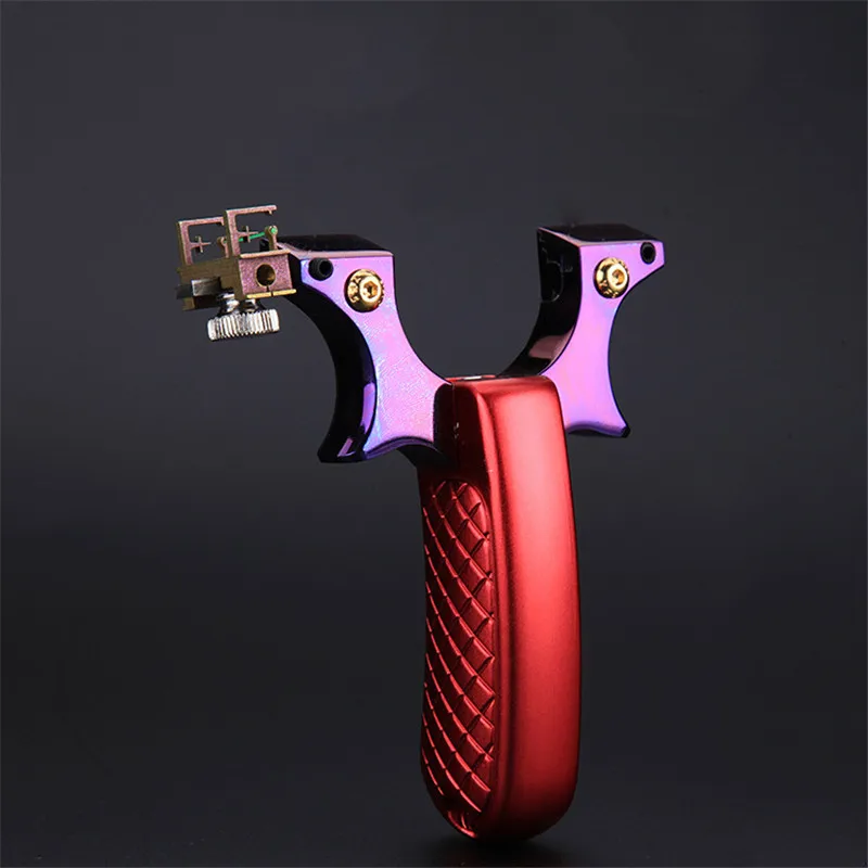 

Powerful Catapult Slingshot Titanium Alloy Slingshots Rubber Band Solid Shooting Fishing Sling Shot Hunting Slingshot Wood