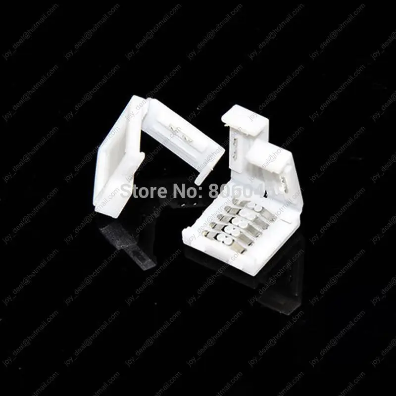 

20pcs 5PIN 12mm PCB FPC Connector Easy to install no soldering for Non- Waterproof 5050SMD RGBW or RGBWW Led Strip Light