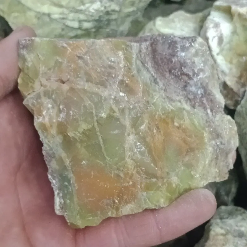 DHXYZB 100 700 г натуральный зеленый опал сырой камень горный хрусталь кварцевые камни