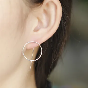 

Line accessories wholesale minimalist handmade earrings fashion stud earrings ms popular earrings beautiful gift