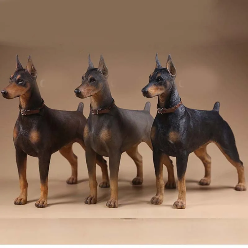 Модель Mnotht 1/6 в масштабе Doberman Pinscher, Коллекционная модель, игрушки из смолы, модель собаки для 12 дюймов, экшн-фигурка, аксессуары, игрушки