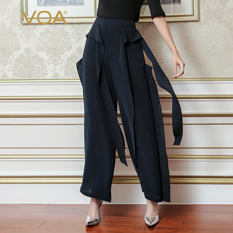 VOA 2018 Fall Fashion Deep Navy Blue 