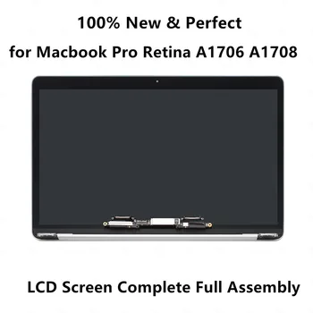

Genuine New LCD Screen Display Complete Full Assembly for Macbook Pro Retina 13" A1706 EMC 3071 A1708 EMC 3164 Space Grey Silver