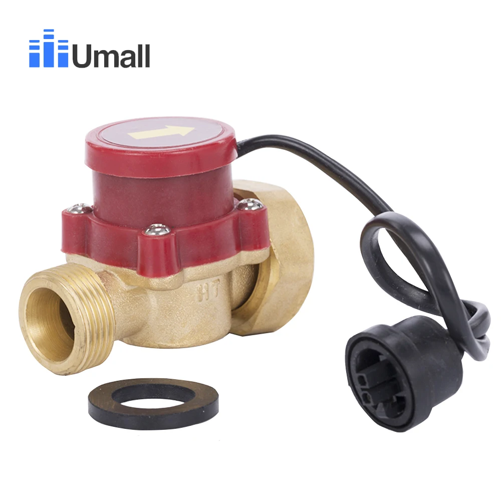 

HT300 G1 To 3/4 Water Pump Flow Switch Magnetic Circulation Boosting Pump Full Coppe Pressure Original Waterproof Control Sensor