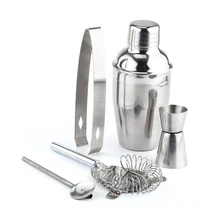 700 мл шейкер для коктейлей из нержавеющей стали, барные инструменты для коктейлей, Мартини, винный шейкер для коктейлей, инструменты для шейкера, вечерние 5 шт./компл