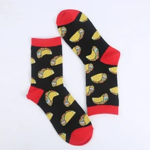 Modeager, брендовые, модные, 75% хлопок, тако, еда, забавные, женские носки, летние, тонкие, мягкие, Харадзюку, Мультяшные, милые носки, женские носки