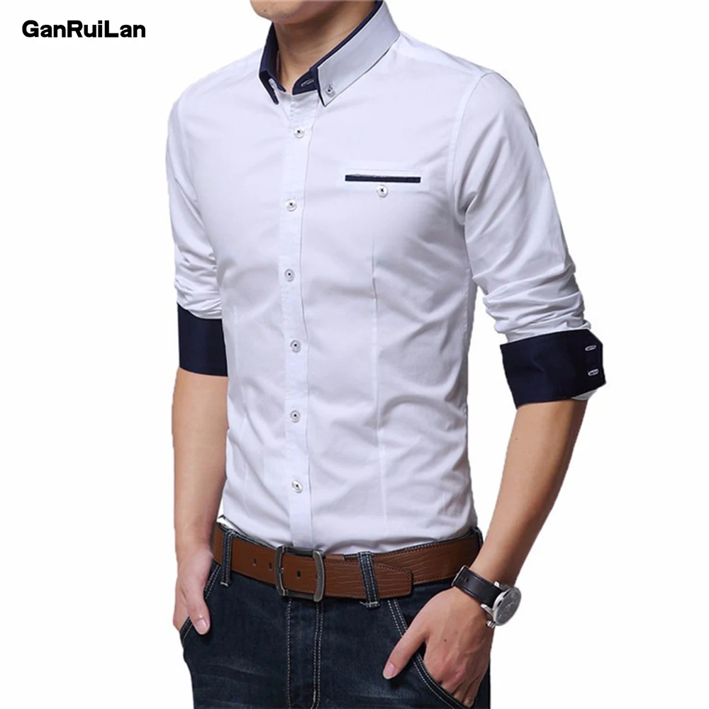 Prix Hommes De Mariage de 2018 Chemise À Manches Longues Hommes Robe Chemise D affaires solide Couleur Casual Shirts Vêtements de Travail Formelle Mince Chemise Homme CY18001