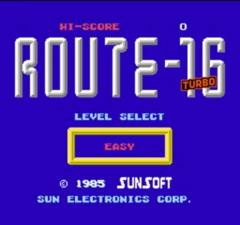 

Route-16 Turbo Region Free 60 Pin 8Bit Game Card For Subor Game Players