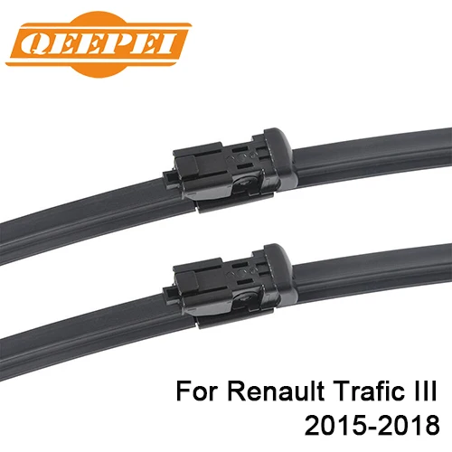 QEEPEI Replace Wiper Blade For Renault Trafic 1980 2018 Silicone Rubber