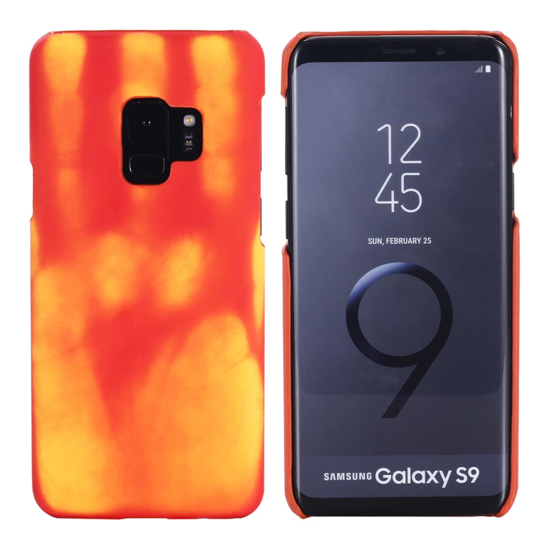 Чехол с термодатчиком M30 для Samsung Note 9 8 S8 S9 S10 Plus Lite S7 Edge термочувствительный чехол A6