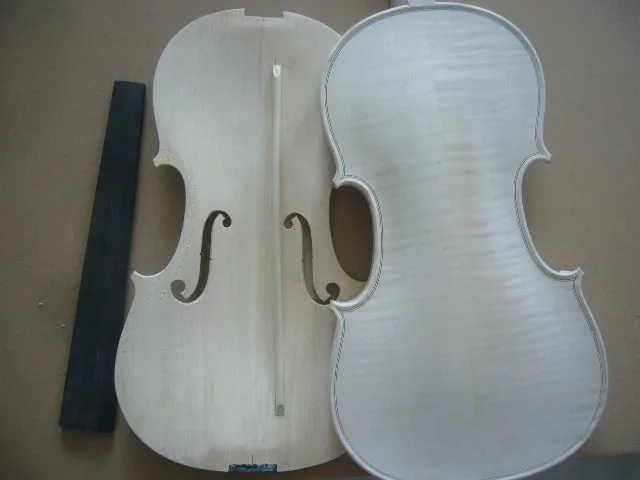 

Nice unfinished white violin 4/4 unglue top & back , nice flamed maple back , spruce top