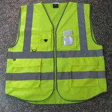 Hi Vis Safety жилет отражающий жилет-Размер S M L XL XXL 3XL 4XL 5xl-лайм оранжевый