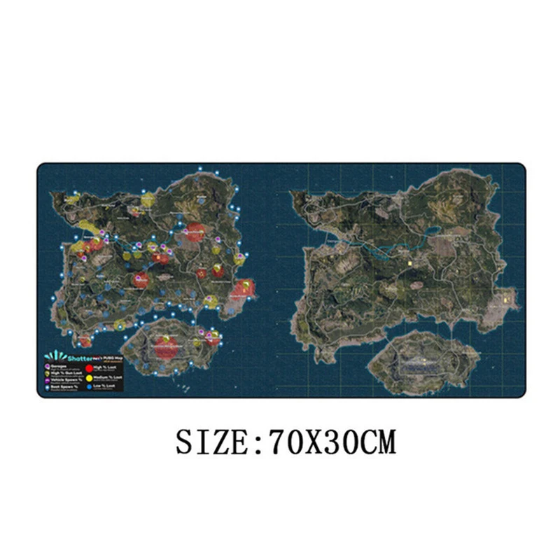 70x30 см большой коврик для мыши геймер Playerunknown's Battlegrounds otaku игровой xl PUBG winner курица