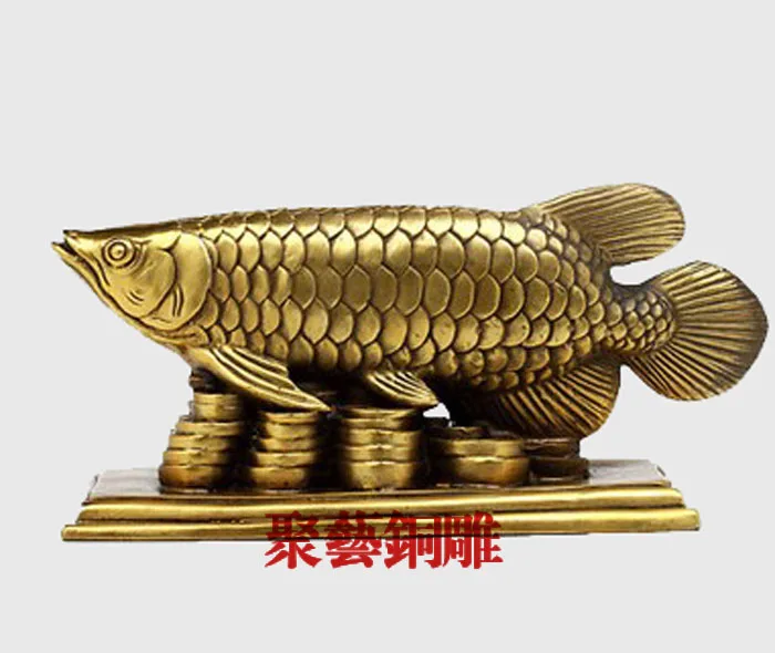 

Bronze statue copper carp decoration jinlong fish money home crafts lucky