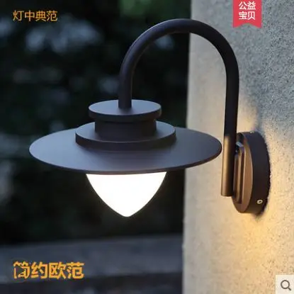 

Outdoor wall lamp waterproof entry door lamp villa balcony exterior door Nordic super bright outdoor garden lamp