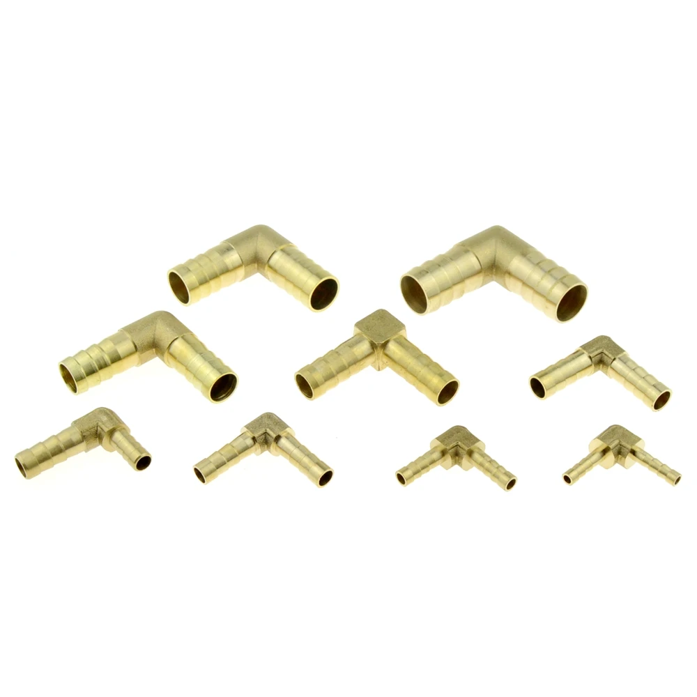 Size : 8mm 8mm Barb Pipe Repair Tools 10pcs Brass Hose Pipe Fitting Coupling Elbow Equal Reducing Barb 4mm 6mm 8mm 10mm 16mm ID Hose Copper Barbed Coupler Connector Adapter 