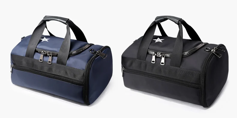 BOPAI, брендовый Многофункциональный рюкзак для путешествий, сумка, большая вместительность, мужская сумка для путешествий, рюкзак, мужской рюкзак, модный, черный, синий