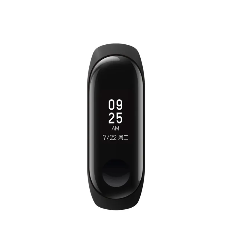 Xiaomi Mi Band 3 4 мгновенное сообщение фитнес-трекер для измерения сердечного ритма OLED сенсорный экран водонепроницаемый смарт-браслет - Цвет: Xiaomi Band 3 blank