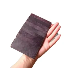 Мужской длинный бумажник из натуральной коровьей кожи с держателем для карт, кошелек-органайзер, брендовый мужской тонкий кошелек, 16 слотов для карт, 1 счет