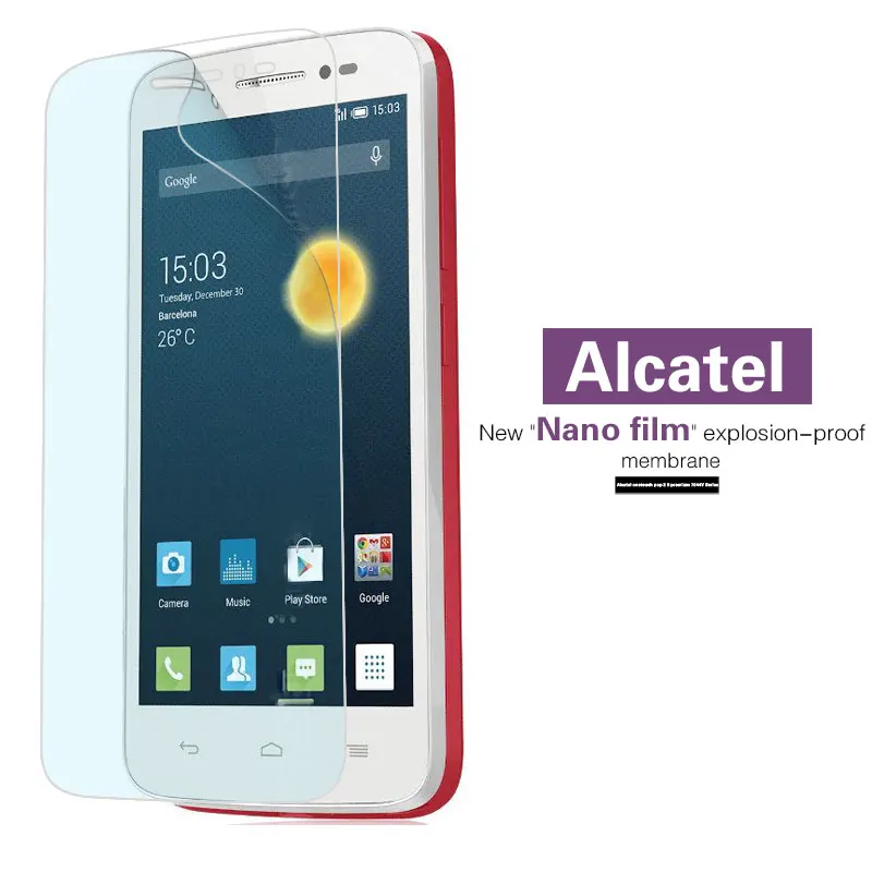 

Anti-Explosion & WaterProof HD Nano Film For Alcatel OneTouch Pop 2 5042X C2 4032D 4 6 4s C1 D5 5038D D1 D3 4035X S3 Cover