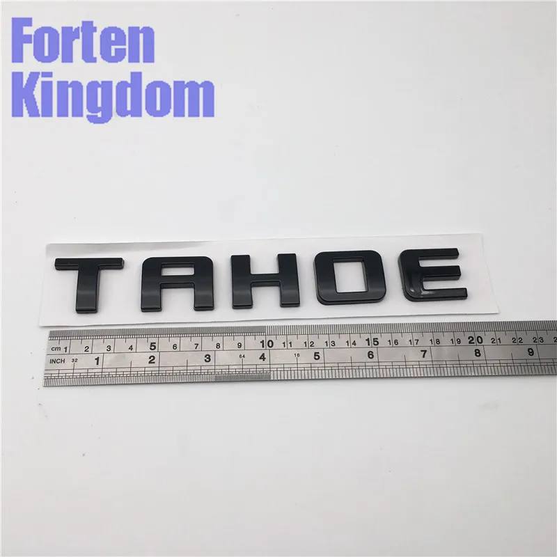 Forten Kingdom Word TAHOE ABS хром или глянцевый черный автомобиль на заказ таблички 3D письмо Письмо значок эмблема наклейка