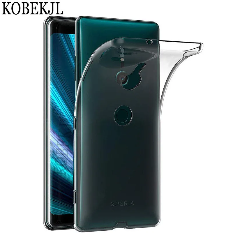 Чехол для Sony Xperia XZ3 чехол Мягкая силиконовая задняя крышка из ТПУ телефона XZ 3 Dual