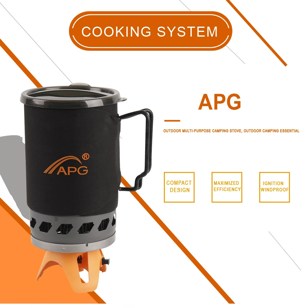 Система приготовления пищи походная альпинистская плита для быстрого кипячения эффективное приготовление пищи 1,4 л