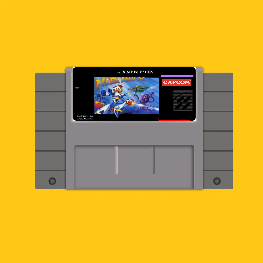 

Hot 46 Pin 16 Bit NTSC Game Cartridge - MEGA MAN X