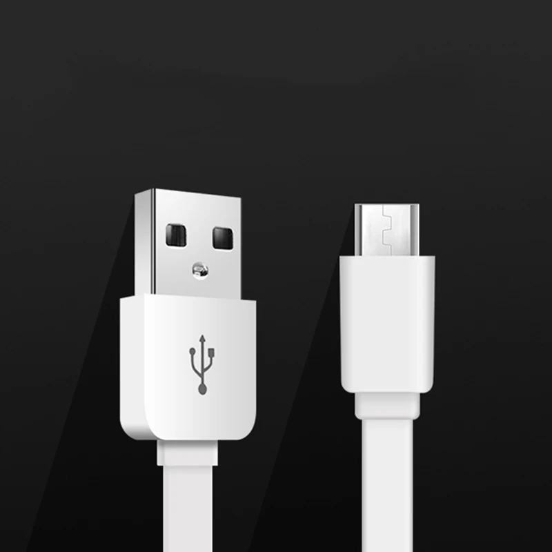 Cable de carga Micro USB Android, Cable de carga plano Extra largo GUSGU Cable de carga súper duradero y Cable de sincronización de datos para Samsung