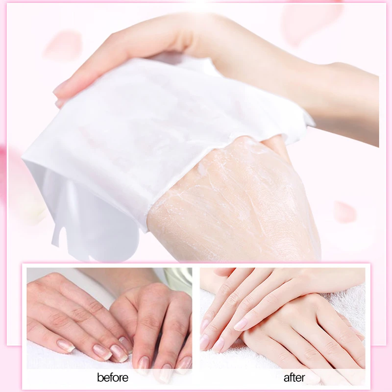 

2pair=4pcs Whitening Hand Mask Gloves Hands Care Patches Anti Aging Wrinkle Nourishing Moisturizing Helping Hand Skin Care Cream