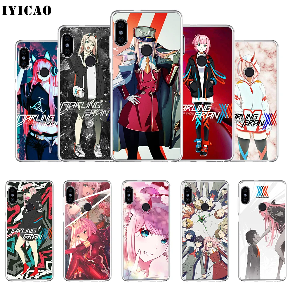 Мягкий силиконовый чехол для телефона IYICAO DARLING in the FRANXX Xiaomi Redmi 4A 5A 6A Note 7 6 5 Pro Plus 4X