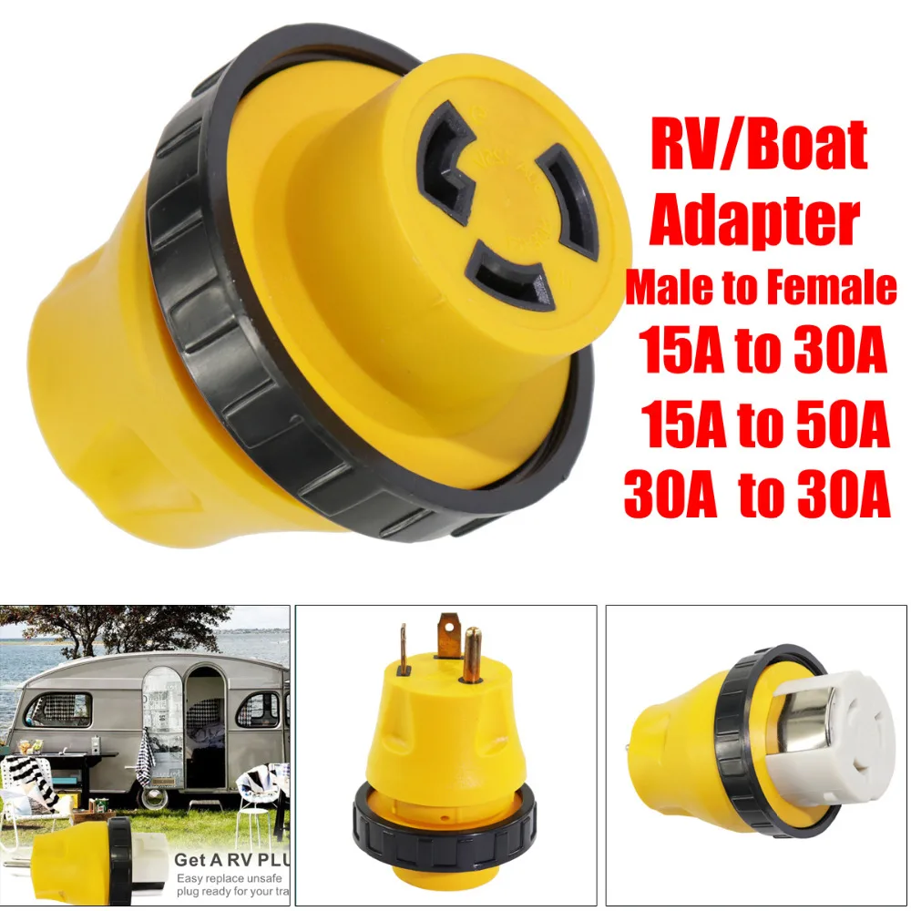15Amp штекерным 30Amp 50Amp гнездовая Plug 125 В 250 Shore Мощность RV лодка морских транспортных