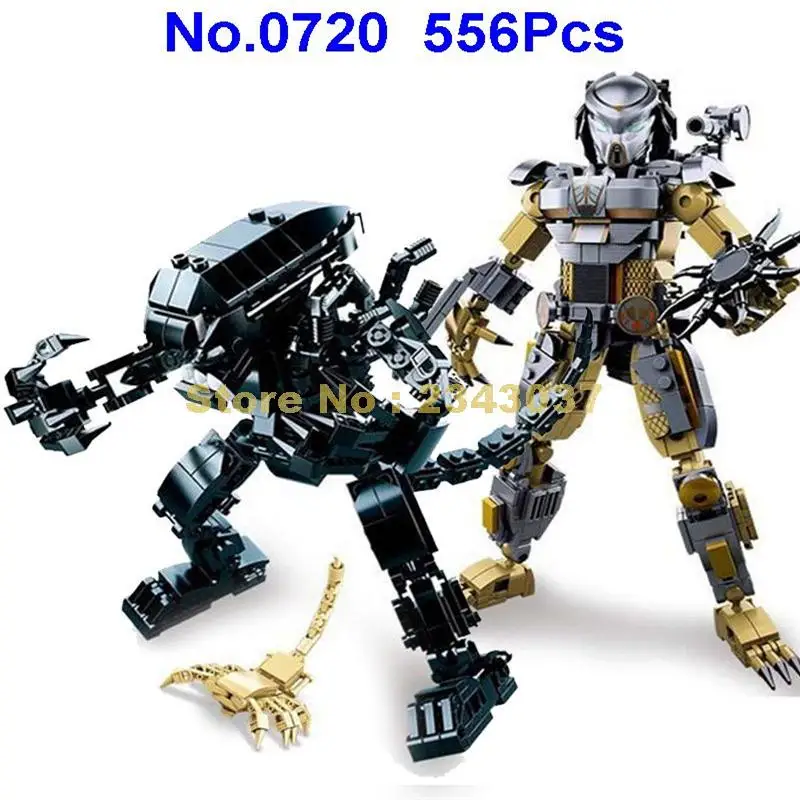 Sluban 0720 Predator Aliens Heroes Movie Set Building Block Toy | Игрушки и хобби