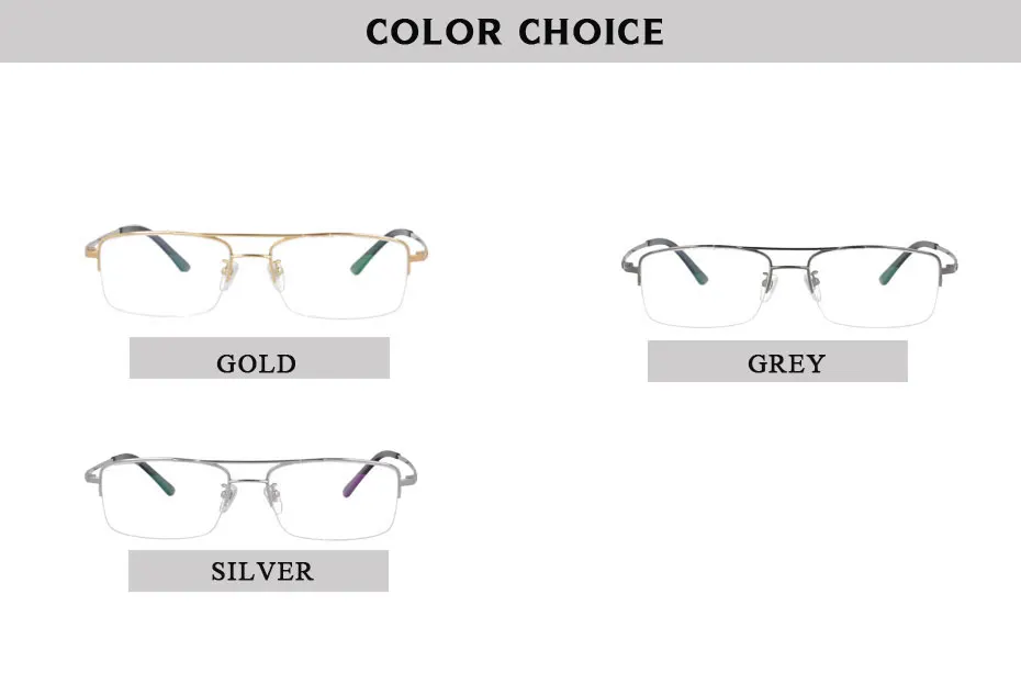 Чистая титановая оправа для очков мужские ультралегкие полуобода мужские рецепт на очки для зрения Близорукость Оптические очки с оправой 9200