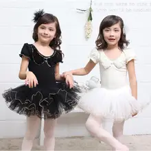 Балетное платье для детей, профессиональное танцевальное трико, фатиновое платье, костюм с юбкой-пачкой, гимнастическое трико, BT-0033