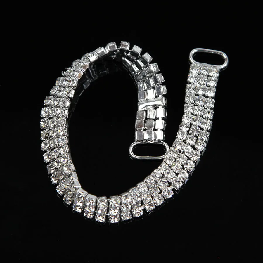 

1 Piece 18*0.9cm Rhinestone Bikini Connectors Fitness / Bikini Model Comps Buckle Metal Chain B01710Y