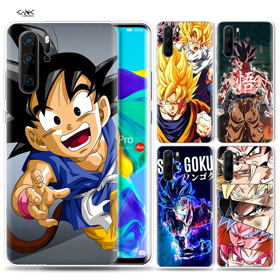 

Case for Huawei P30 P20 P10 P9 Mate 10 20 Lite Pro Mobile Cell Phone Bag P Smart Z 2019 Plus Dragon Ball Goku P8 P30Pro P20lite