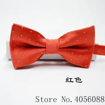 

Red Plaid Bowties Groom Men Solid Fashion Cravat For Men Butterfly Gravata Male Marriage Wedding Party Fashion Bow Ties