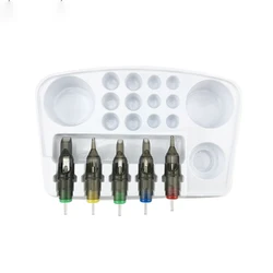 5 Unids / Lote Plástico Blanco Tatuaje Tinta Portavasos Cartucho de Agujas Bandeja Accesorios Profesionales Tatuaje Pigmento Tapas Titular al por Mayor 5 Unids / Lote Plástico Blanco Tatuaje Tinta Portavasos Cartucho de Agujas Bandeja Accesorios Profesionales Tatuaje Pigmento Tapas Titular al por Mayor