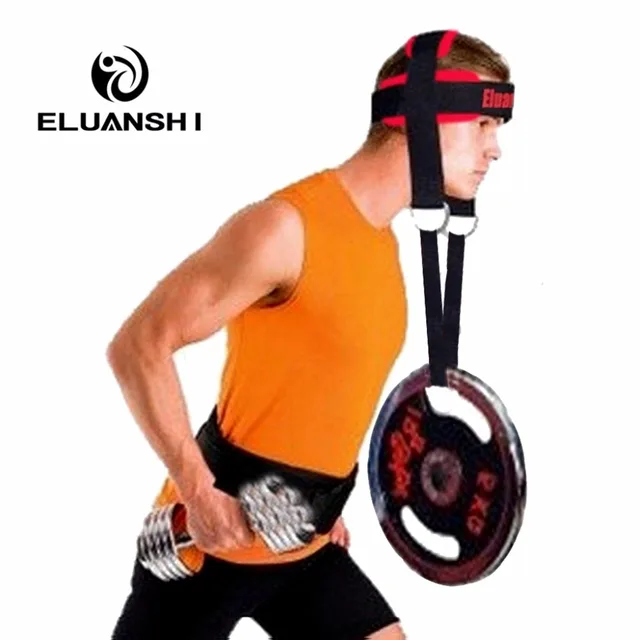 Special Price Head Lifting Belt Body Building Weight Fitnes Equipment Fitness Sports Dumbbells Black Strength Training Apparatus Accessories