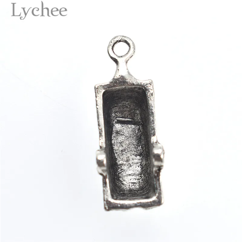 Lychee 10 шт. античный сплав Кемпер трейлер талисманы DIY ремесла кулон Серебряный тон