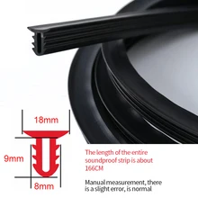 Car Noise Insulation Seal Strips Automobile Rubber