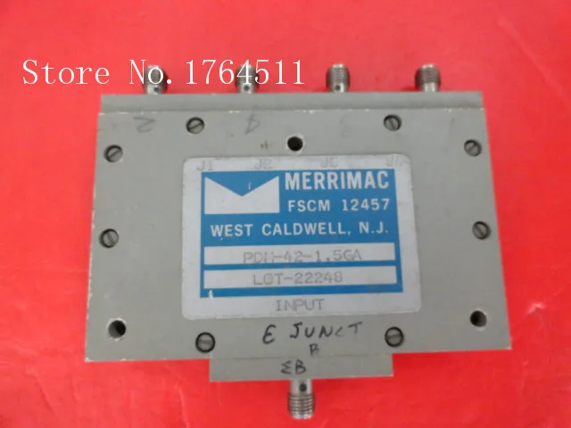

[BELLA] MERRIMAC PDM-42-1.5GA 0.96-2GHz a four supply divider SMA