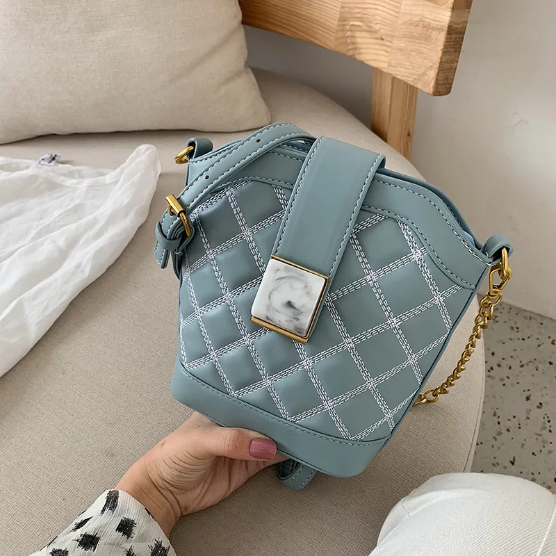 

Original Bag Brand Women Handbags Bucket Bag Girl 2019 New Korean Version Baitao Fashion Ling Chain Single Shoulder Slant Bag