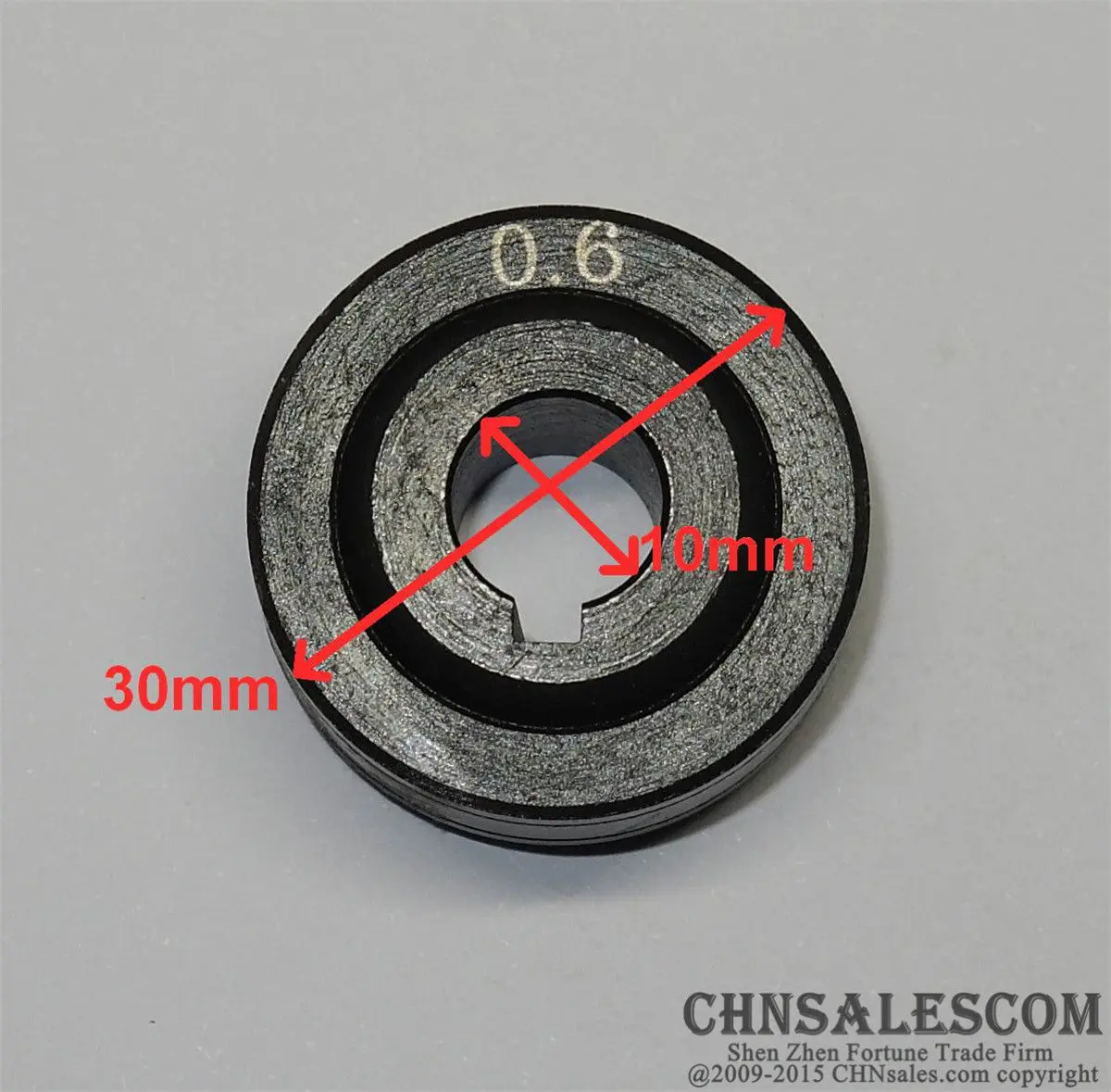 CHNsalescom ролик подачи проволоки V паз 0,6-0,8 диаметр 30 мм для MIG MAG сварочный аппарат