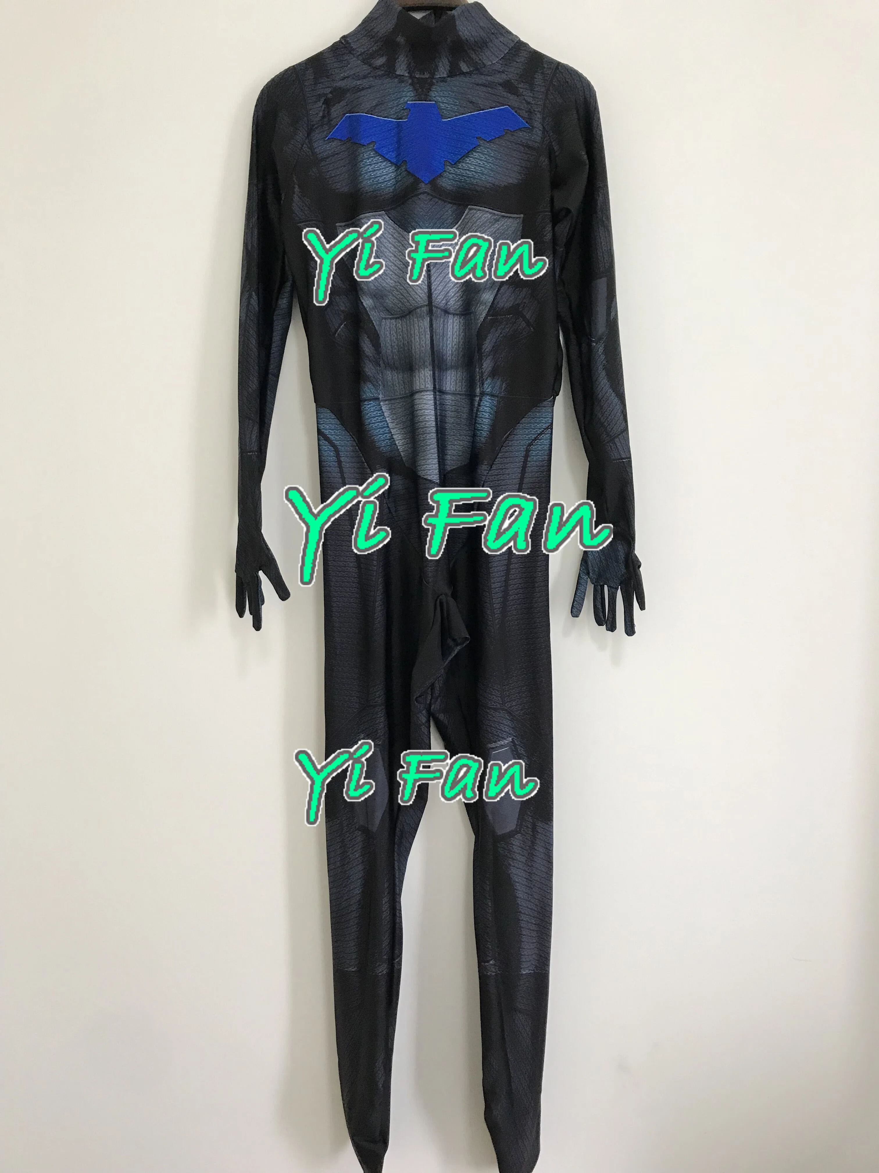 Женский костюм из спандекса с 3D принтом Zentai супергероя ночного крыла на хэллоуин