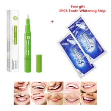 Новая ручка для отбеливания зубов зубной гель Уход за полостью рта отбеливатель отбеливание, удаление пятен гигиена полости рта+ Бесплатный подарок отбеливающая полоска для зубов TSLM1